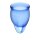 Satisfyer - Feel Confident Menstrual Cup Set Dark Blue