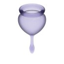 Satisfyer - Feel Good Menstrual Cup Set Lila