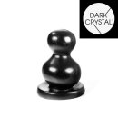 Dark Crystal Black - 42 Buttplug Black 11 cm