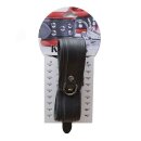 Leather Collar 5 cm Black