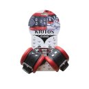 Leather Anklecuffs Red 6,5 cm