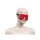 Eyemask Leather - Red