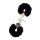 Dream Toys Handcuffs With Plush Black