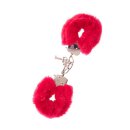 Dream Toys Handcuffs Wth Plush Red