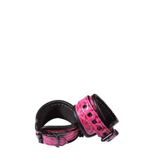 Sinful Pink Wrist Cuffs