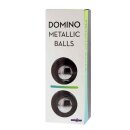Domino Metallic Balls - Chrome Black