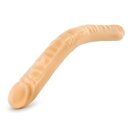 B Yours - 18 Inch Double Dildo Beige
