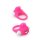 Rings Of Love Silicone Stimu Ring Pink