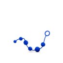 Performance Silicone Anal Beads Indigo