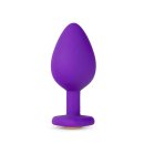 Temptasia - Bling Plug Medium Purple 3,5 cm