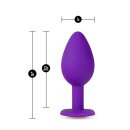 Temptasia - Bling Plug Small Purple 2,5 cm
