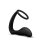 Anal Adventures Cock Ring Plug Black
