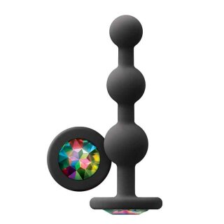 Glams Ripple Rainbow Gem Black