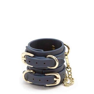 Bondage Couture Wrist Cuff Blue