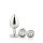 Gleaming Love Silver Plug Set