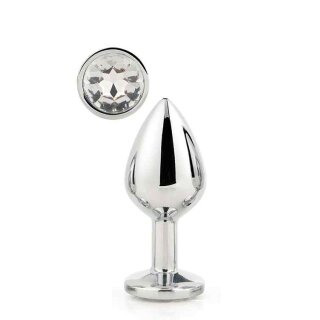 Gleaming Love Silver Plug Large