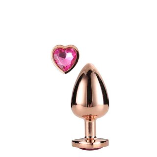 Gleaming Love Rose Gold Plug Medium