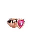 Gleaming Love Rose Gold Plug Medium