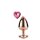 Gleaming Love Rose Gold Plug Medium