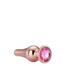 Gleaming Love - Rose Gold Pleasure Plug M 3,4 cm