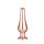 Gleaming Love - Rose Gold Pleasure Plug M 3,4 cm