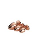 Gleaming Love Rose Gold Plug Set