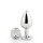 Gleaming Love Silver Plug Medium