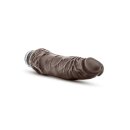 Dr. Skin Cock Vibe 7 Inch Chocolate