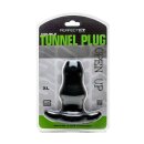 Double Tunnel Plug X- Large Black 8,9 cm