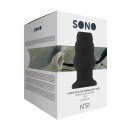 Sono Large Hollow Tunnel Butt Plug Black 5,2 - 7,1 cm