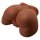 PET Vibrating Ass Brown