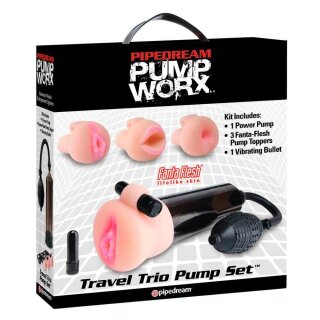 Pump Worx Travel Trio Pump Set