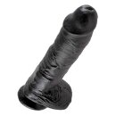 King Cock - with Balls dark 25,5 cm