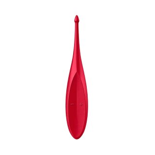 Twirling Fun Tip Vibrator - Poppy Red