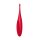 Twirling Fun Tip Vibrator - Poppy Red