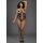 Queen Size Open-Cup Bodystocking - Black