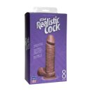 The Realistic Cock - 8 Inch - Mullato