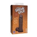 The Realistic Cock - UR3 - 8 Inch - Black