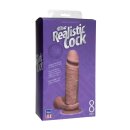 The Realistic Cock - UR3 - 8 Inch - Brown