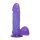 7 Inch Realistic Cock with Balls - Purple