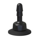 Deluxe 360° Swivel Suction Cup Plug - Black