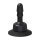 Deluxe 360° Swivel Suction Cup Plug - Black