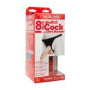 Realistic Cock - With Ultra Harness - 8 Inch