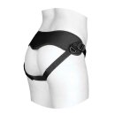Supreme Harness With Vibrating Plug - Black