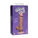 The Realistic Cock - UR3 - Vibrating 6 Inch - Brown