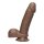 The D - Perfect D - With Balls Firmskyn - Caramel 18cm
