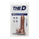 The D - Slim D - With Balls Firmskyn - Caramel 18 cm