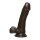 The D - Slim D - With Balls Firmskyn - Chocolate 18 cm