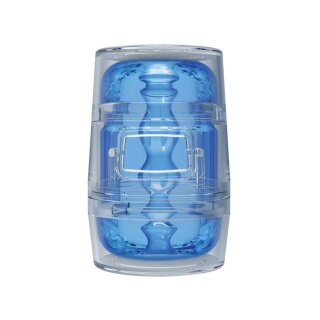 Doc Johnson MAINSQUEEZE Pop-Off Optix Crystal Blue Masturbator