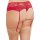 Lace Garter Belt Dmd - Queen Size - Red
